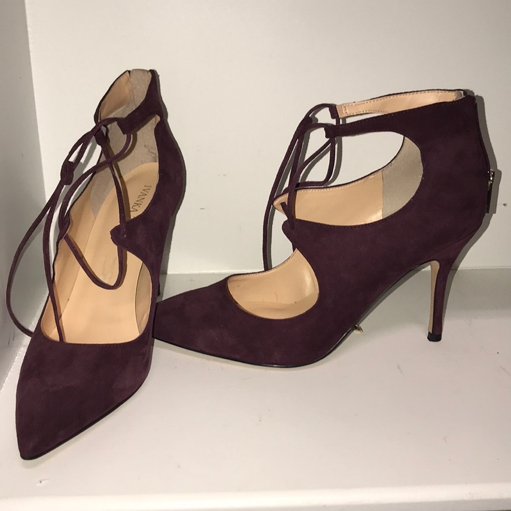 Ivank trump purple heels